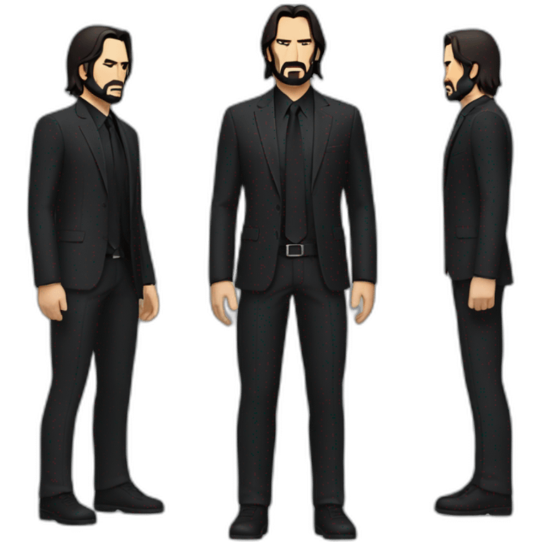 John wick standing position emoji