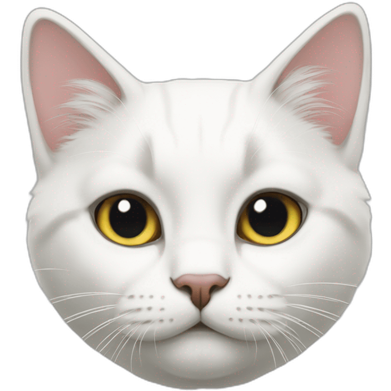 white cats emoji