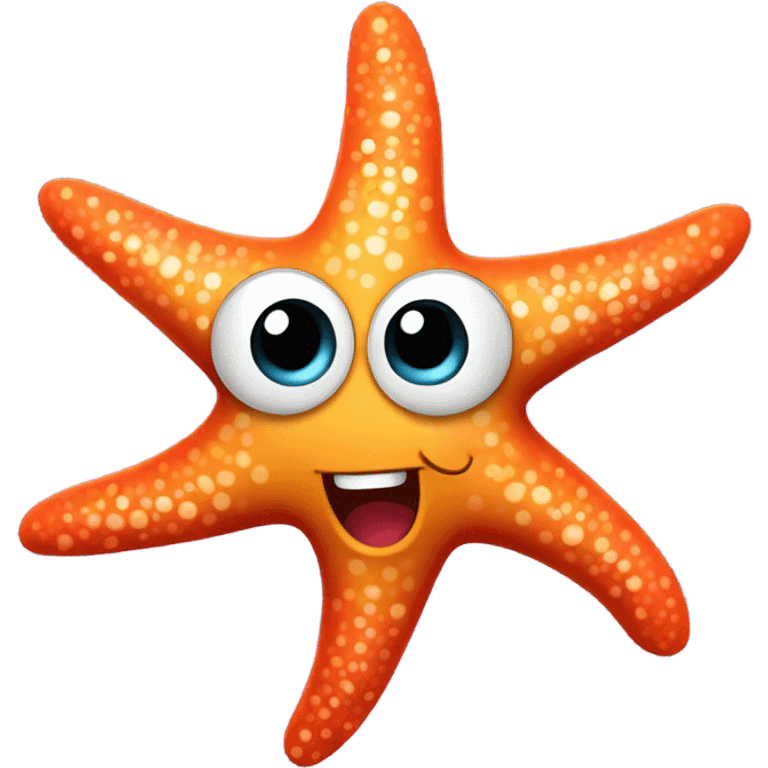 Sassy starfish emoji