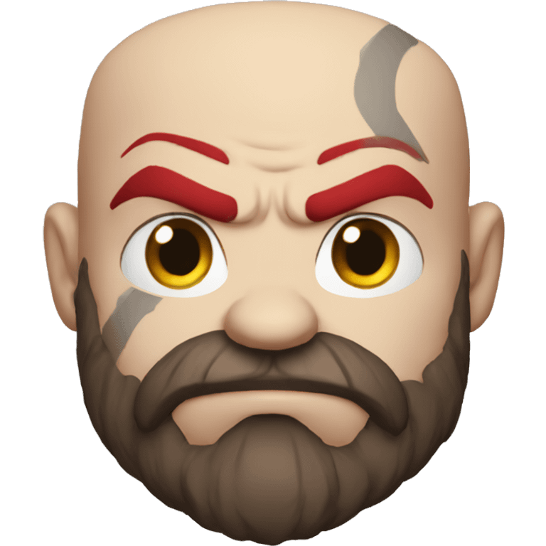 Kratos grumpy emoji