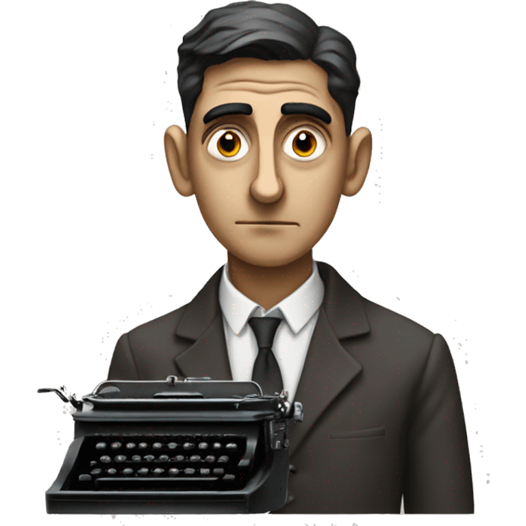 Kafka with typewriter emoji