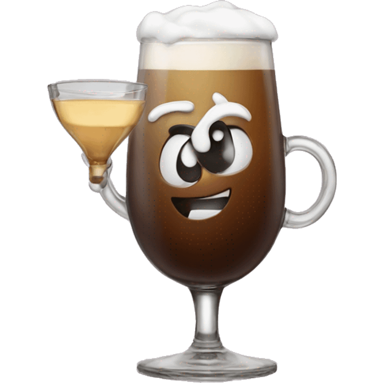 Cheers with a drink emoji