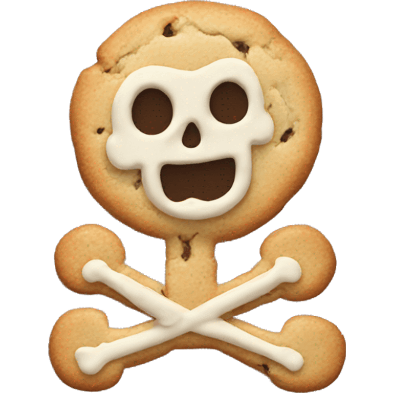 cookie skeleton emoji