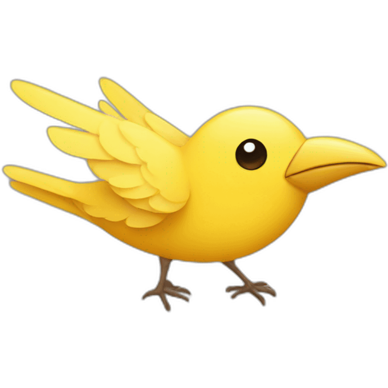 bird with yellow stars emoji