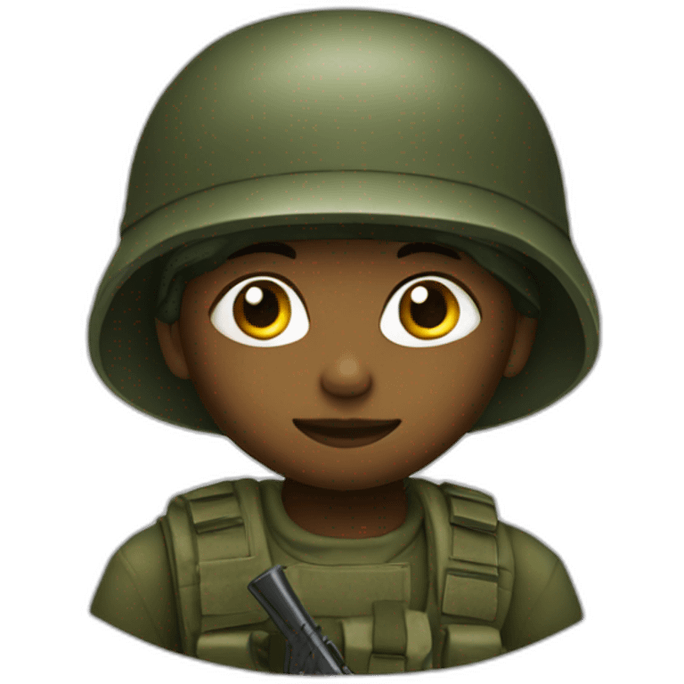 Child soldier emoji