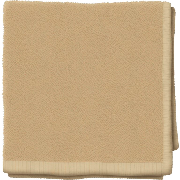 Beige towel emoji