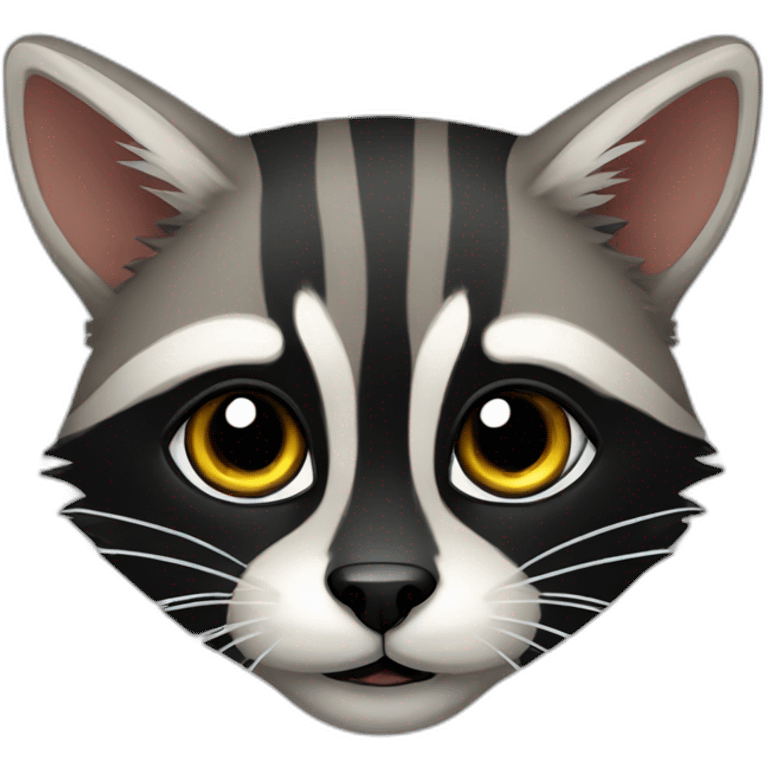 Raccoon cat emoji