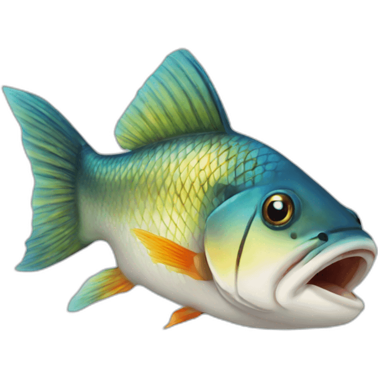 Messi fish emoji