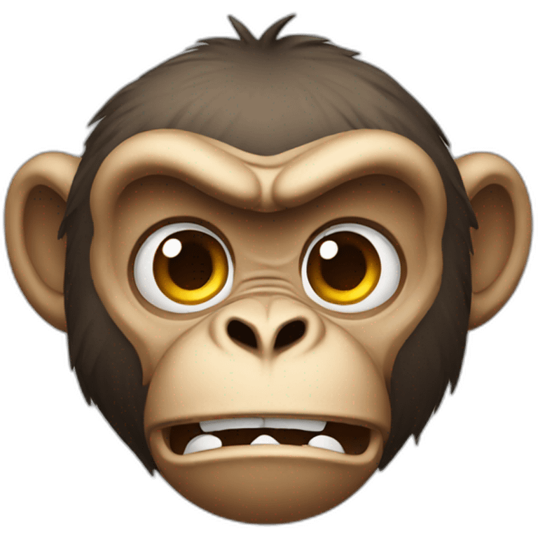 Angry Monkey emoji