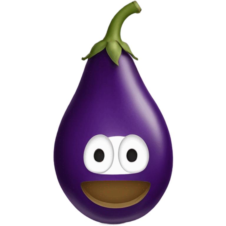 Normal emoji with an eggplant nose emoji