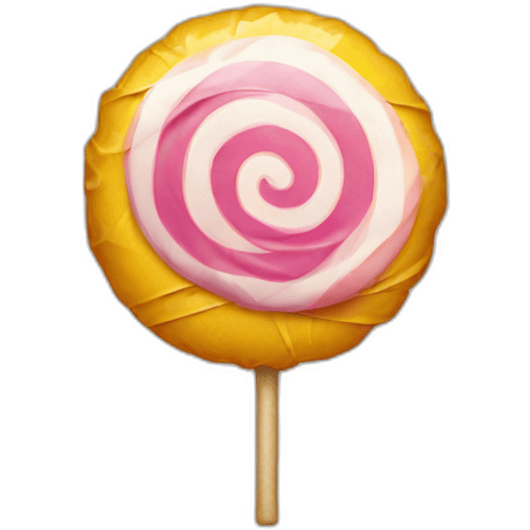 wrapped round lollipop emoji