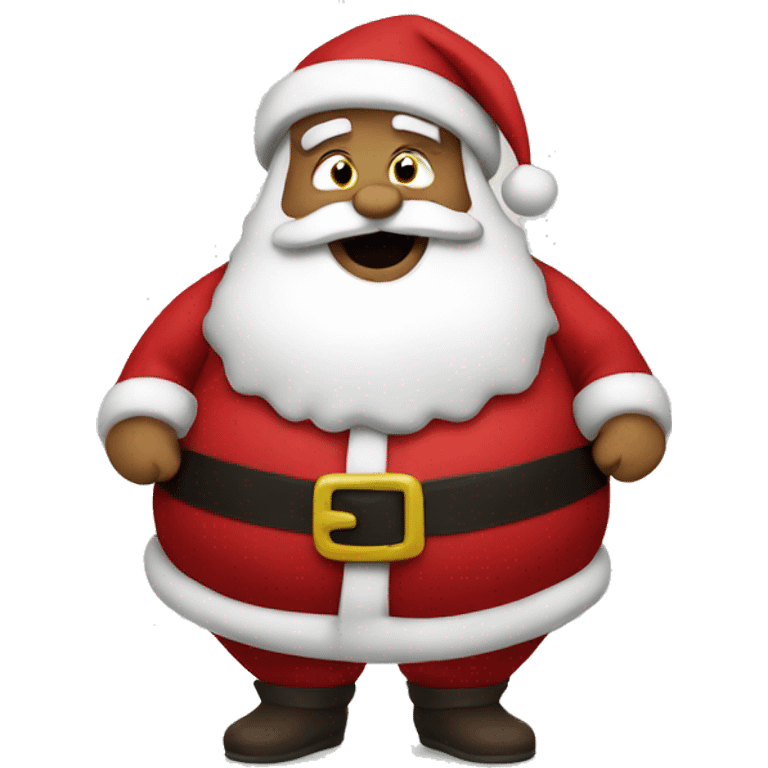 Fat Santa  emoji