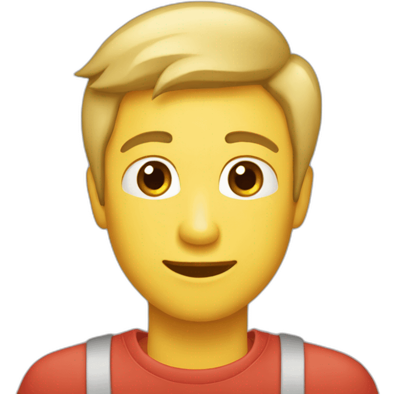 Emoji červenýma lejzrovýma očima emoji