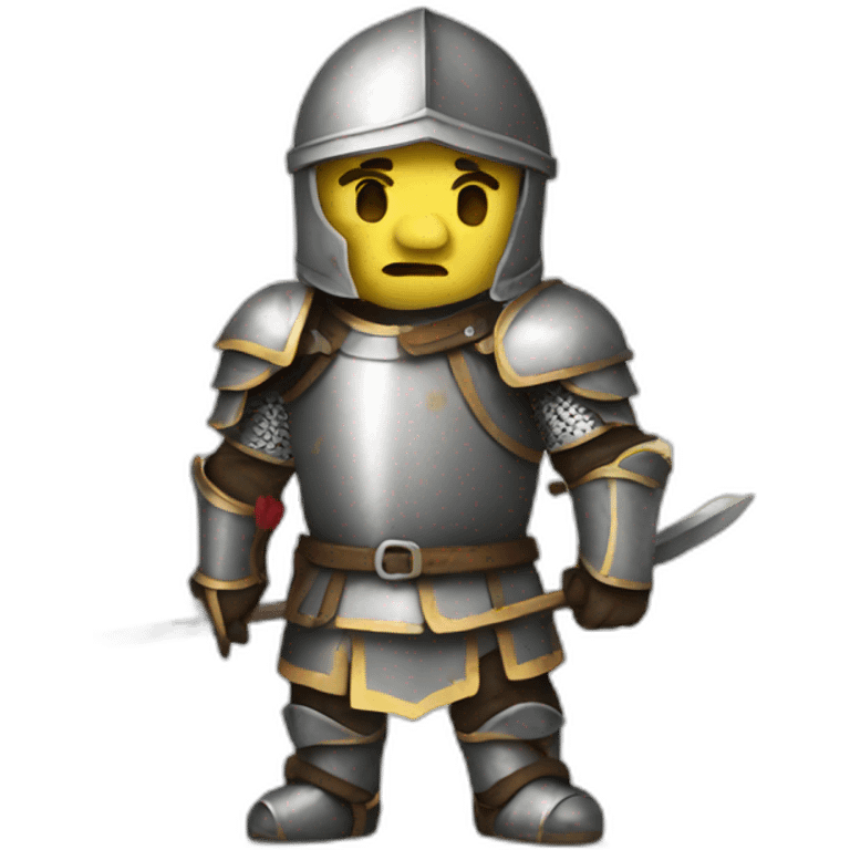 Wounded knight emoji