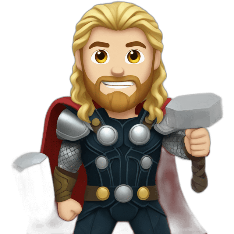 fullbody thor emoji