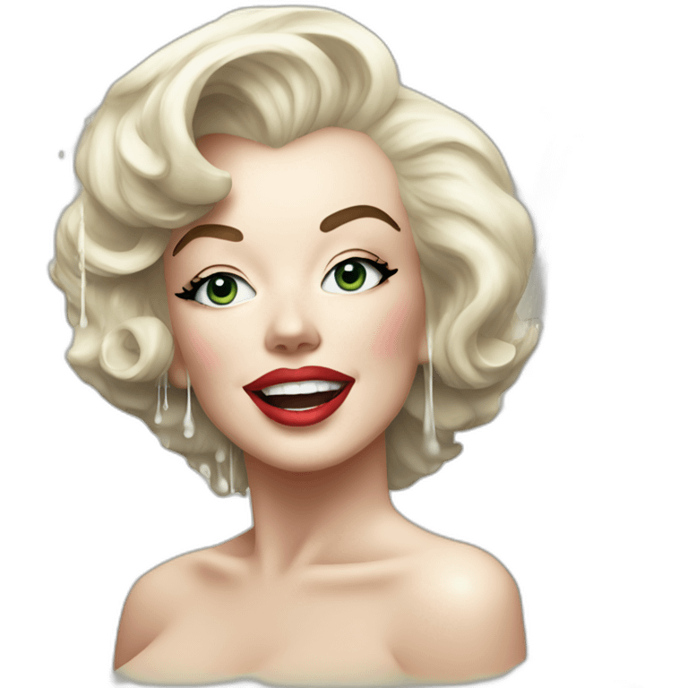 marilyn monroe in shower emoji