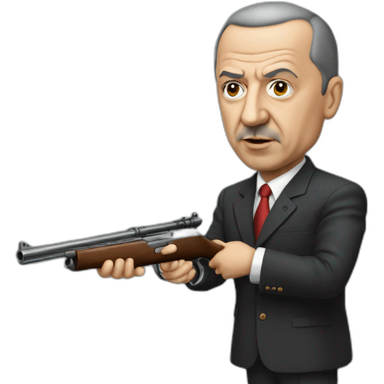 erdogan-is-shooting-with-shotgun emoji