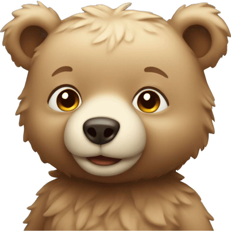 Lovely little bear emoji