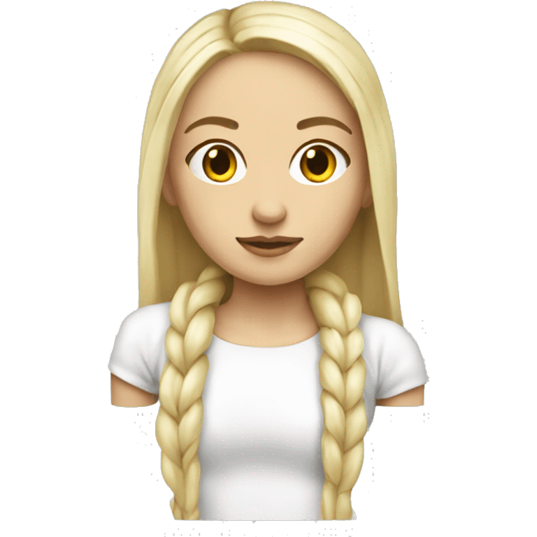 female slavic blonde white skinny legend full length  emoji