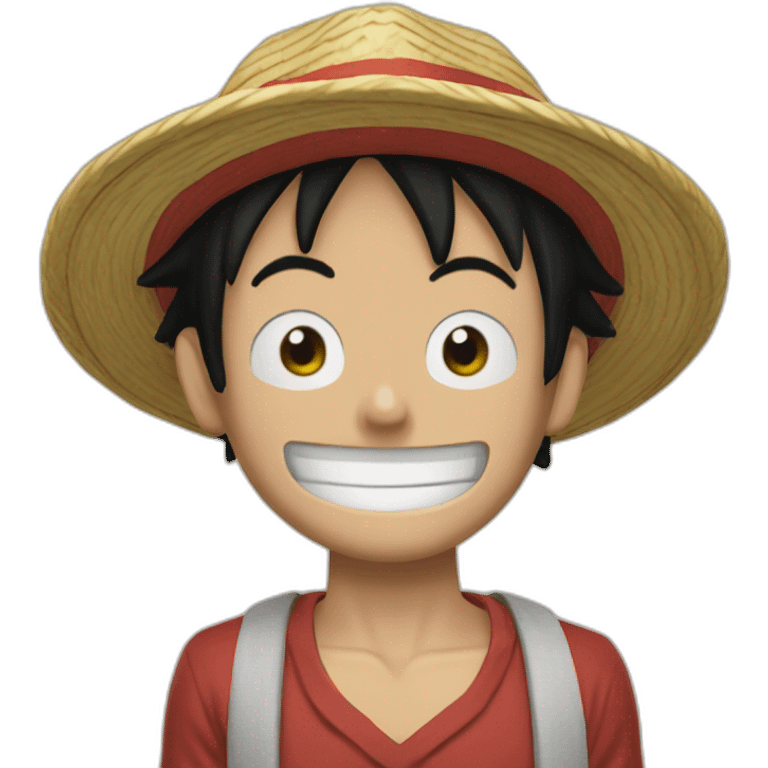 Luffy stylé emoji