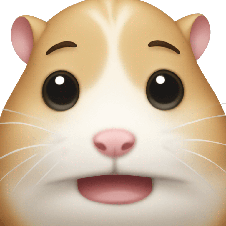 Very sad hamster crying emoji