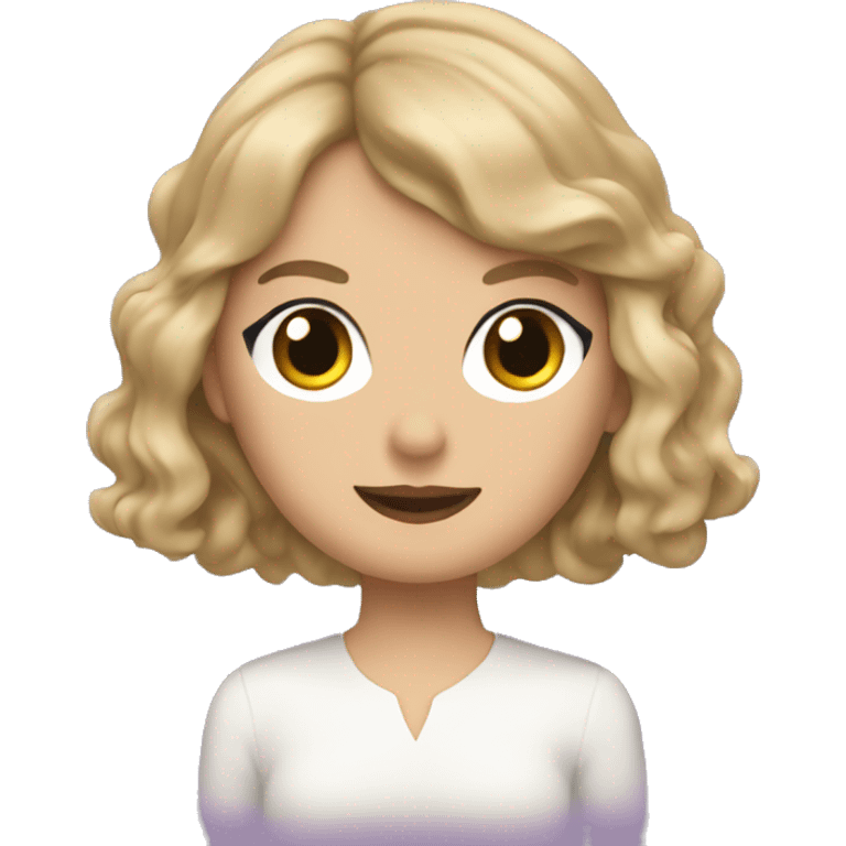 A taylor swift evermore themed emoji emoji