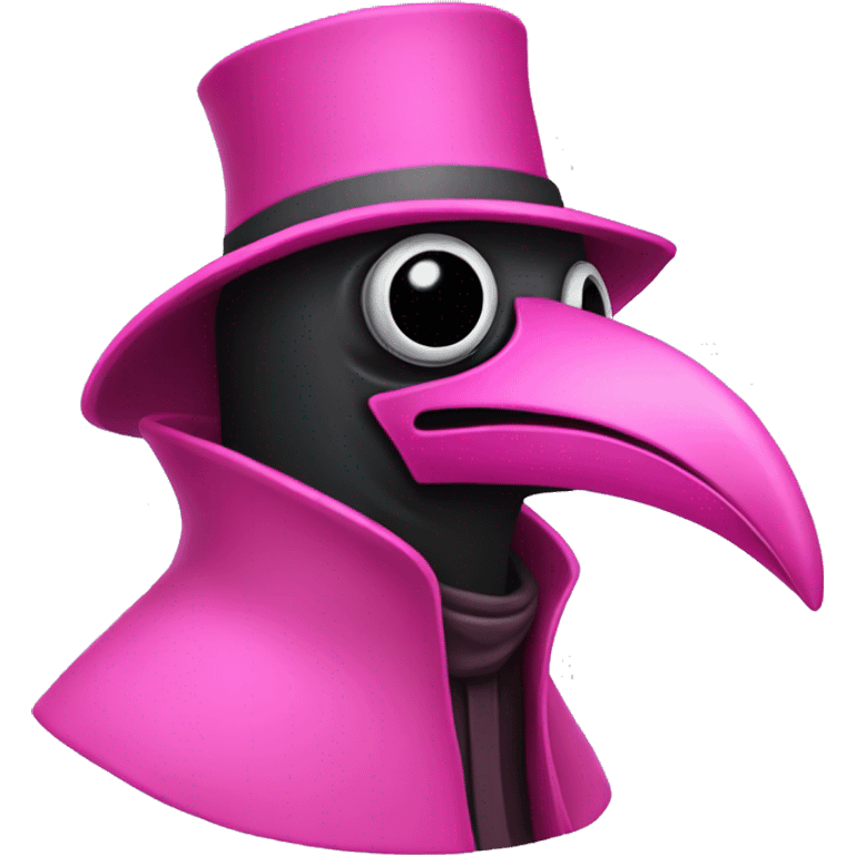 Pink plague doctor  emoji