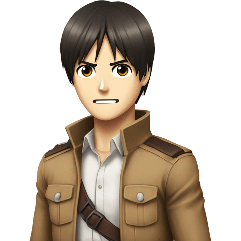 Eren Yeager from Attack on titan emoji