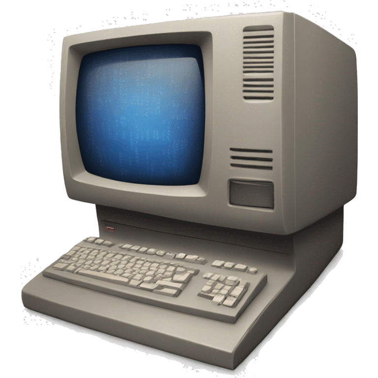 Old computer emoji