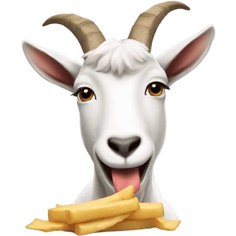 goat eating lunch emoji