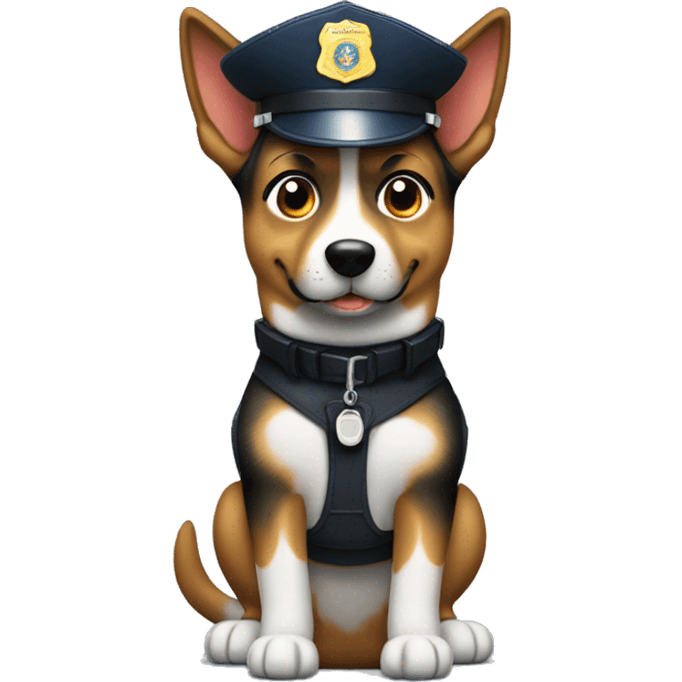 k9 police oficer emoji