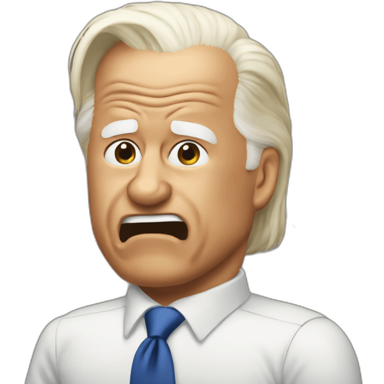 Joe Biden constipated emoji