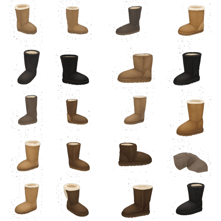 uggs schwarz emoji