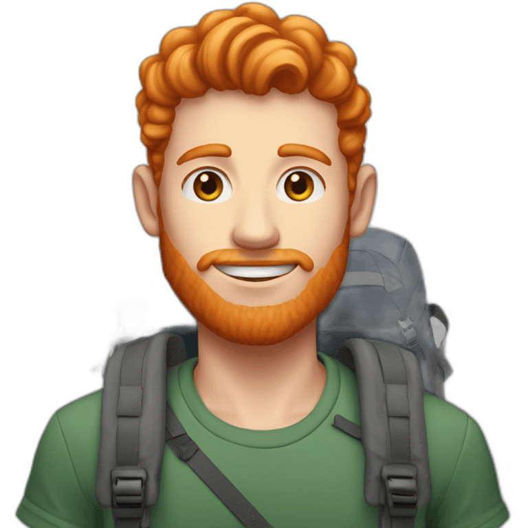 tall ginger 21 year old man who likes to hike emoji