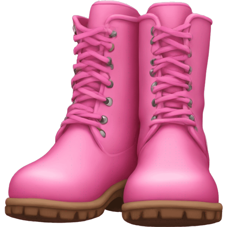 Pink boots emoji