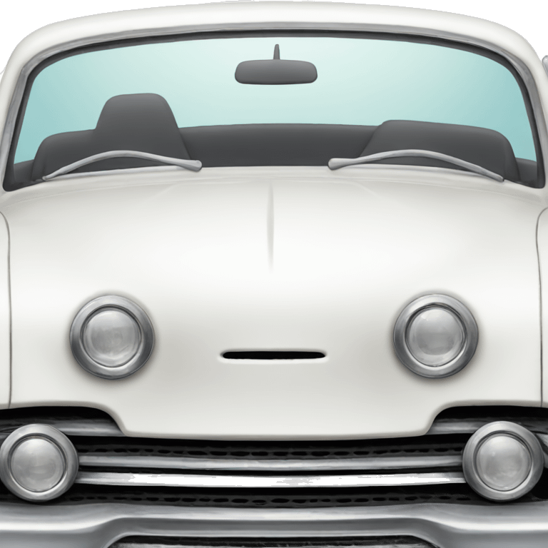 white old car emoji