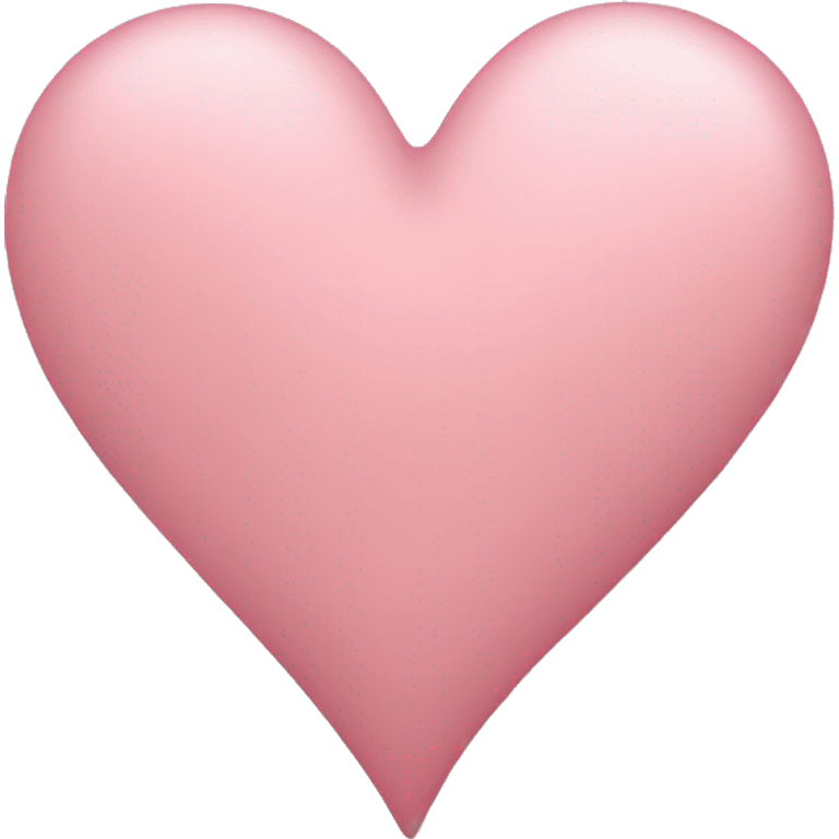 light pink heart  emoji