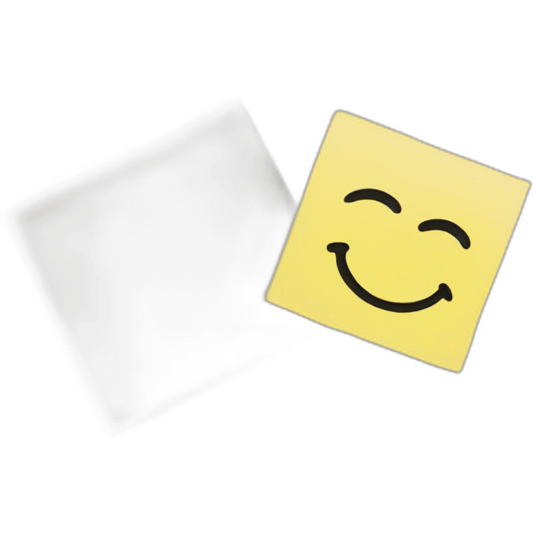 post it note with writing emoji