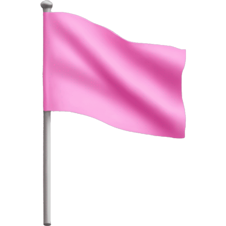 Pink flag emoji