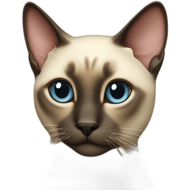 Rich siamese cat emoji