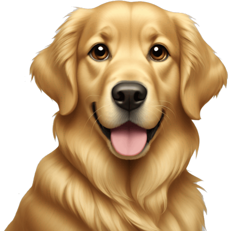 Golden Retriever Golden  emoji