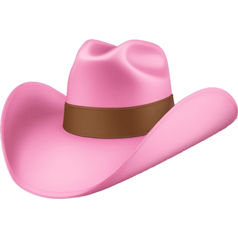 Pink cowboy hat emoji