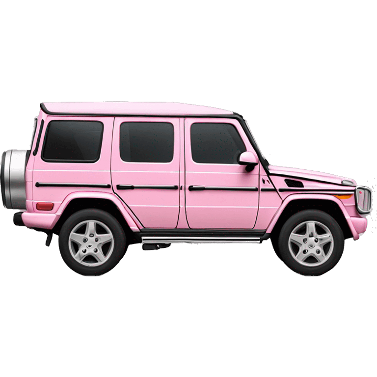 Light pink gwagon side view emoji