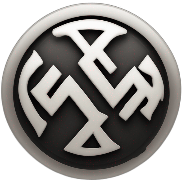 Nazi Swastika emblem nice emoji