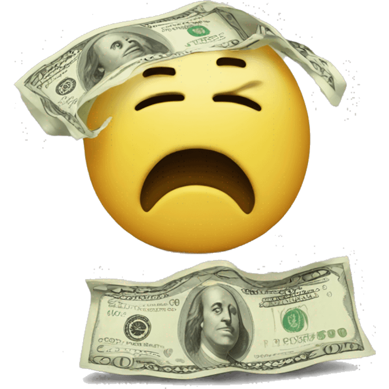 A bundle of crying emoji dollars emoji