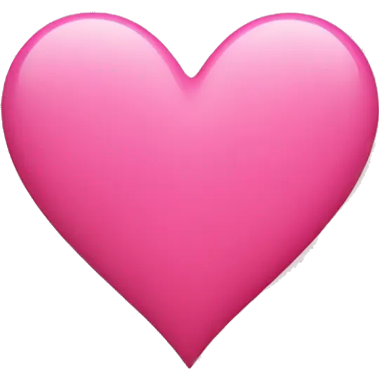 Pink heart emoji