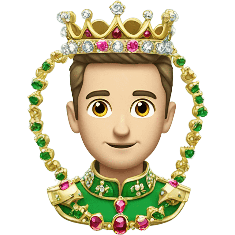 Zelensky with crown  emoji