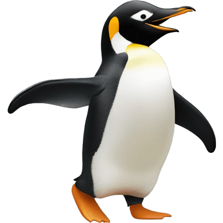 Pinguin qui danse emoji