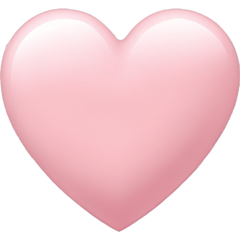 big giant light pink heart emoji