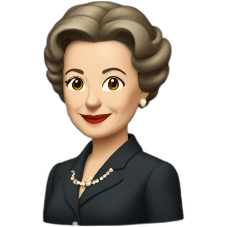 Estela Martinez de Peron as president emoji